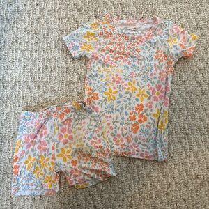 Posh peanut bamboo short and tee pajama 18-24month